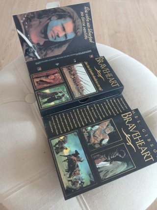 Braveheart VHS Mel Gibson Película Histórica