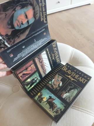 Braveheart VHS Mel Gibson Película Histórica