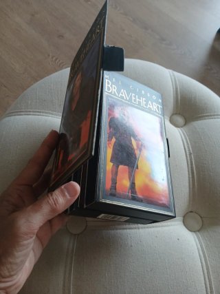 Braveheart VHS Mel Gibson Película Histórica