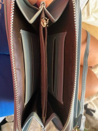Bolso pequeño turquesa con corazón