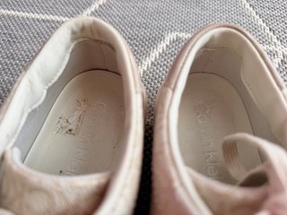 Zapatillas Calvin Klein Mujer Talla 38 Beige