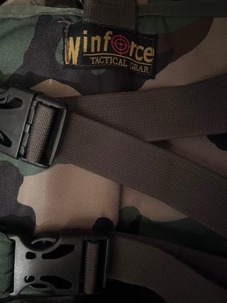Riñonera Táctica Camuflaje 2 Bolsillos