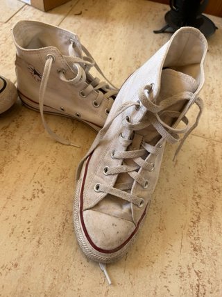 Converse All Star Botas Negras y Blancas