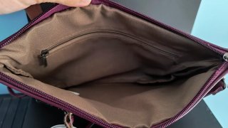 Bolso cartera/bandolera morado