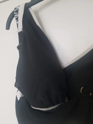 Tankini 3XL Negro y Blanco