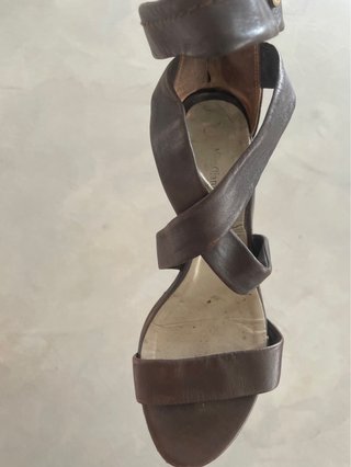 Sandali in pelle marrone Nero Giardini mis. 38