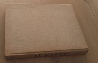 LIBRO ANTIGUO EL GRECO