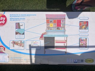 Tienda supermercado madera Playtive + caja