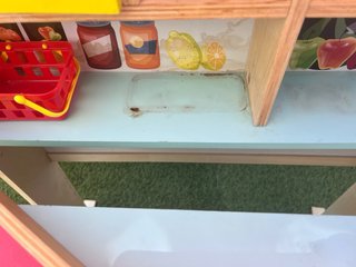 Tienda supermercado madera Playtive + caja