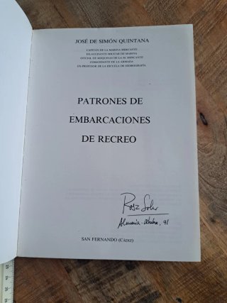Libro Patrones de Embarcaciones de Recreo