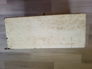 Botiquín antiguo madera beige para restaurar