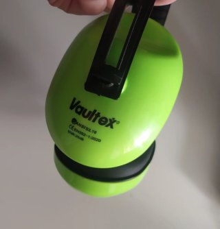 Cascos insonorizadores verdes