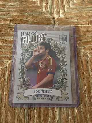 Carta Cesc Fàbregas Hall of Glory Panini