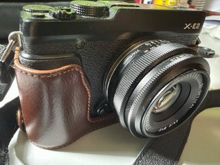 Cámara fotográfica Fujifilm X. Objetivo TTArtisan