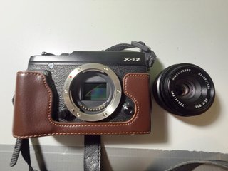 Cámara fotográfica Fujifilm X. Objetivo TTArtisan