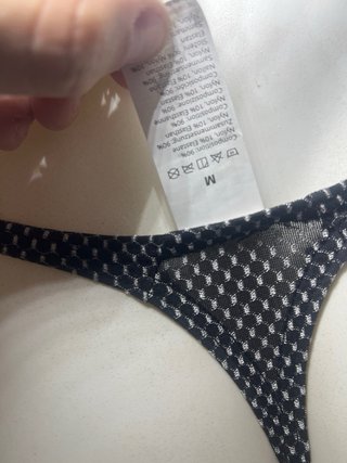 Calzoncillo Negro con Diseño, talla M