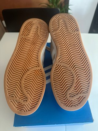 Adidas Samba Mujer Beige y Blanco