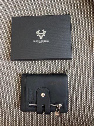 Cartera Jeep Negra Piel Genuina