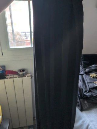 Pantalón Zara Rayas Negras Talla M