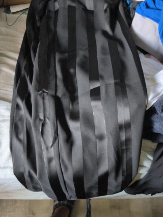 Pantalón Zara Rayas Negras Talla M