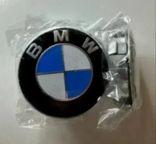 4 TAPAS BUJE CENTRO RUEDA LLANTA ORIGINAL BMW 68MM