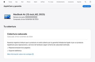 MacBook Air 15” M2 256GB 8GB Medianoche