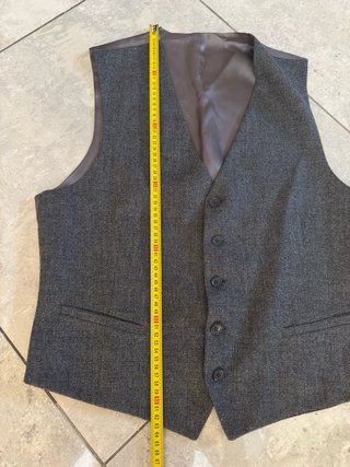 Gilet elegante grigio