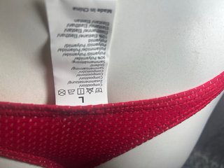 Calzoncillo Rojo Malla Talla L