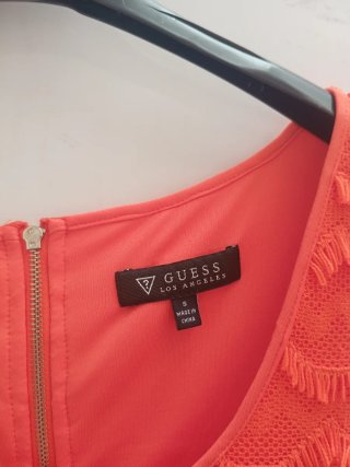 Vestido Guess Naranja Talla S