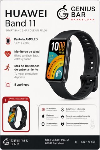 Huawei Band 11 Smart Band Negra