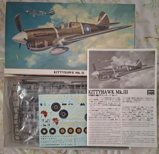 Curtiss P-40  Kittyhawk Mk.III 1/48 Hasegawa
