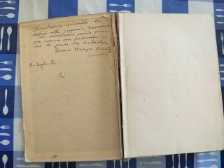 Libro cocina. Antiguo