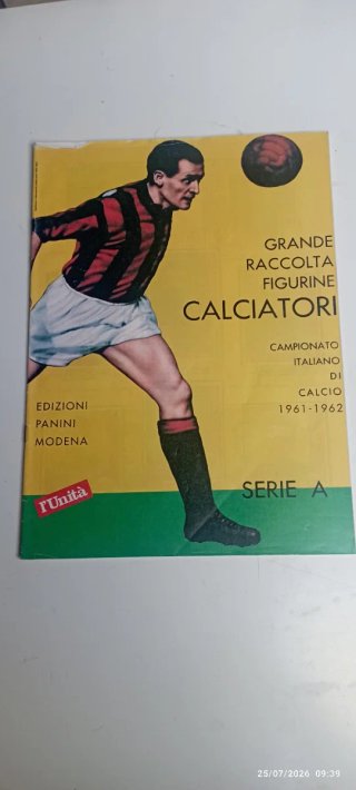 Album Calciatori L'Unità 1961-1962
