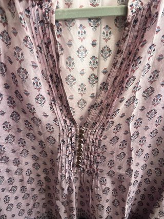Camisa seda Massimo Dutti rosa y morada100% seda.