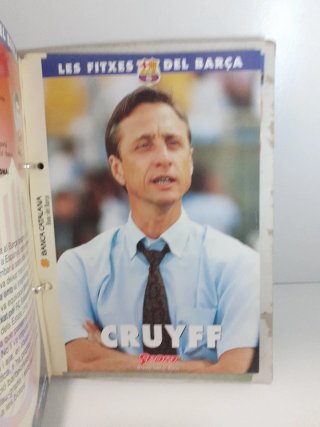 Cromos de fútbol Fitxes del Barça