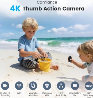 Mini Action Cam 4K 20MP Stabilizzata Nuova
