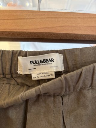 Pantalón cargo Pull&Bear kaki Talla S