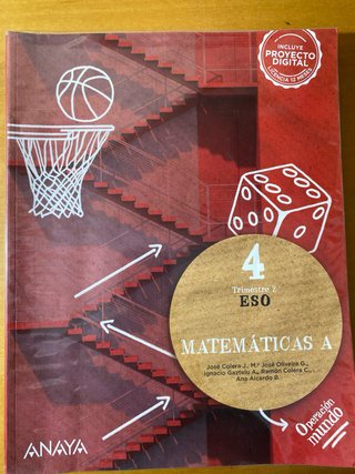 Libro de Matematicas A 4 ESO