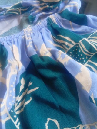 Vestido corto estampado langosta Talla XS