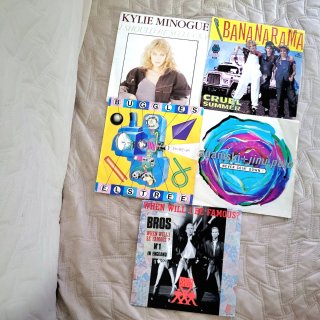 Lote 5 Vinilos 7" 45RPM Dance Pop 80s