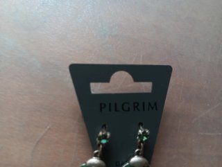 Pendientes Pilgrim Verdes Flores