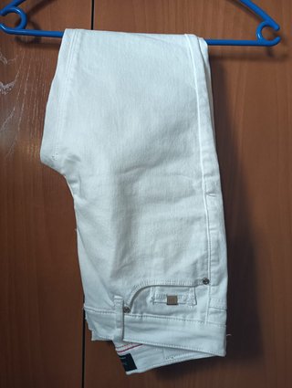 Pantalón Blanco Mujer Pedro del Hierro Slim Fit