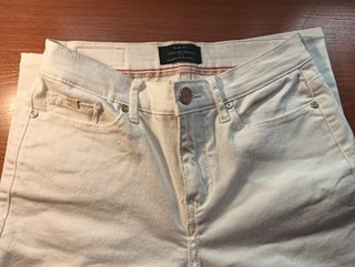 Pantalón Blanco Mujer Pedro del Hierro Slim Fit