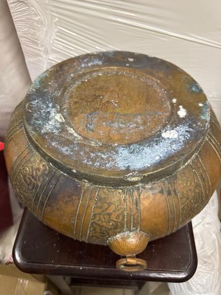 Antico vaso in rame