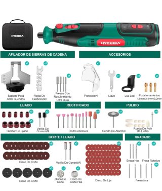 Herramienta Rotativa tipo dremel HYCHIKA TX