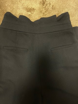 Pantalón talle alto Massimo Dutti azul