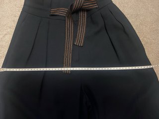 Pantalón talle alto Massimo Dutti azul