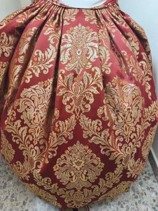 Falda de fallera niña con zapatos