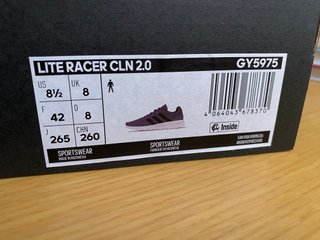 Zapatillas Adidas Lite Racer CLN 2.0 Morado