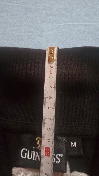 Polo nero Guinness tg. M